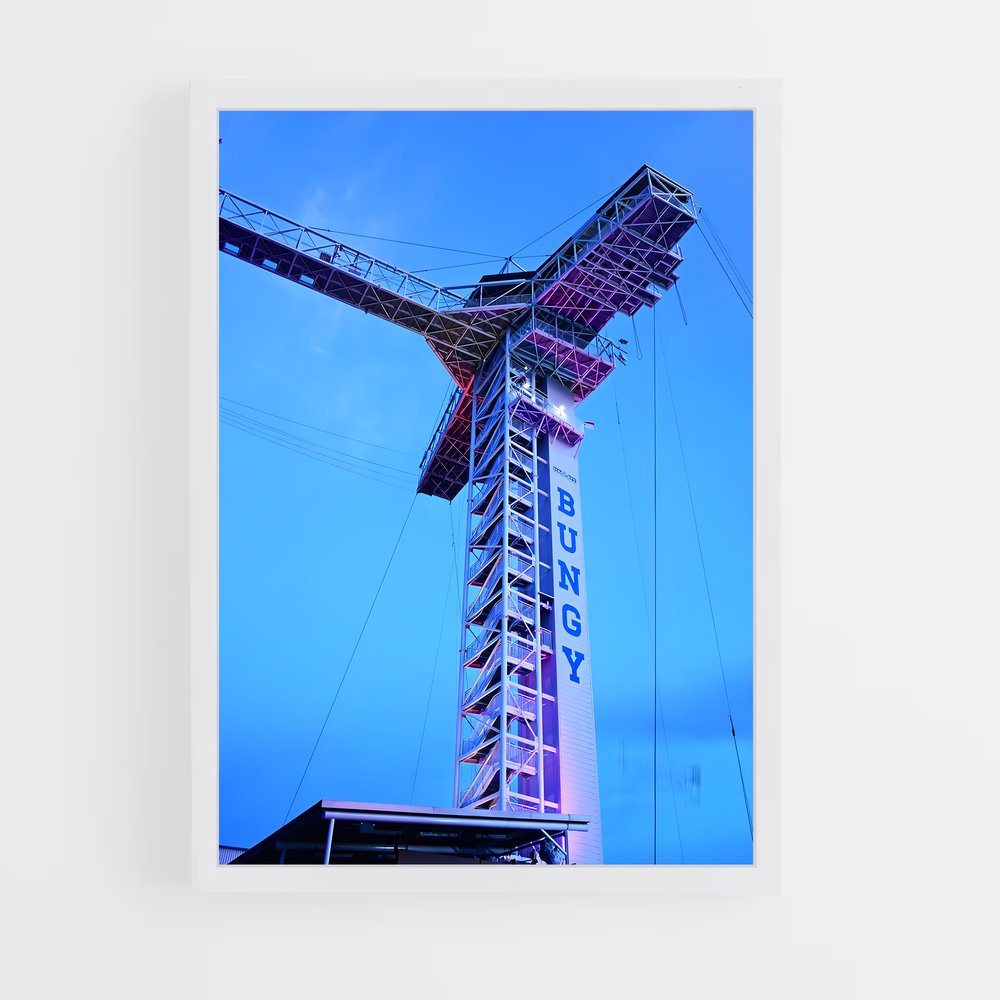 Poster hackett curiosité – affiche Saut à l’élastique (vue 3)